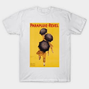 Parapluie - Revel - Vintage French Umbrella Advertising Art T-Shirt